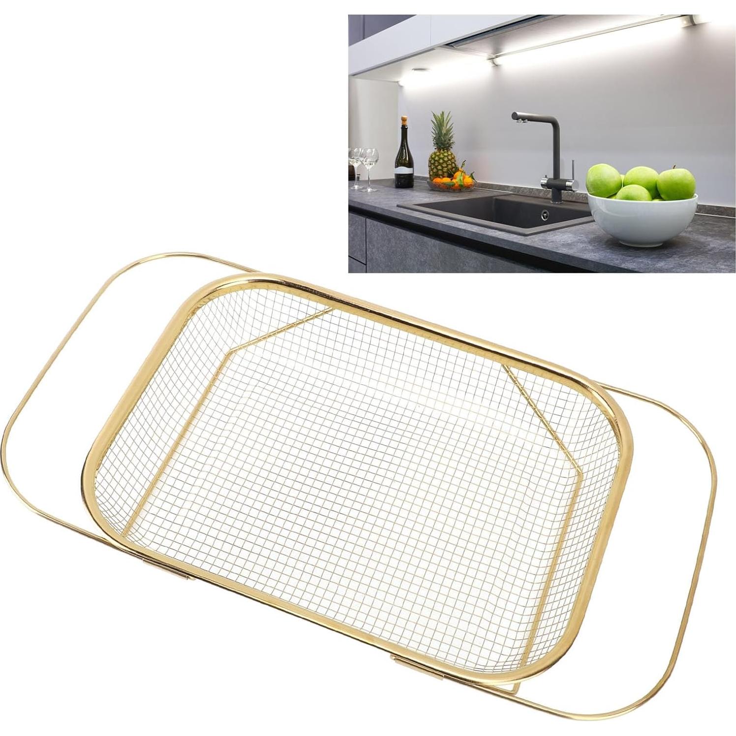 Colador Sobre El Fregadero Estink de Acero Inoxidable 46cm