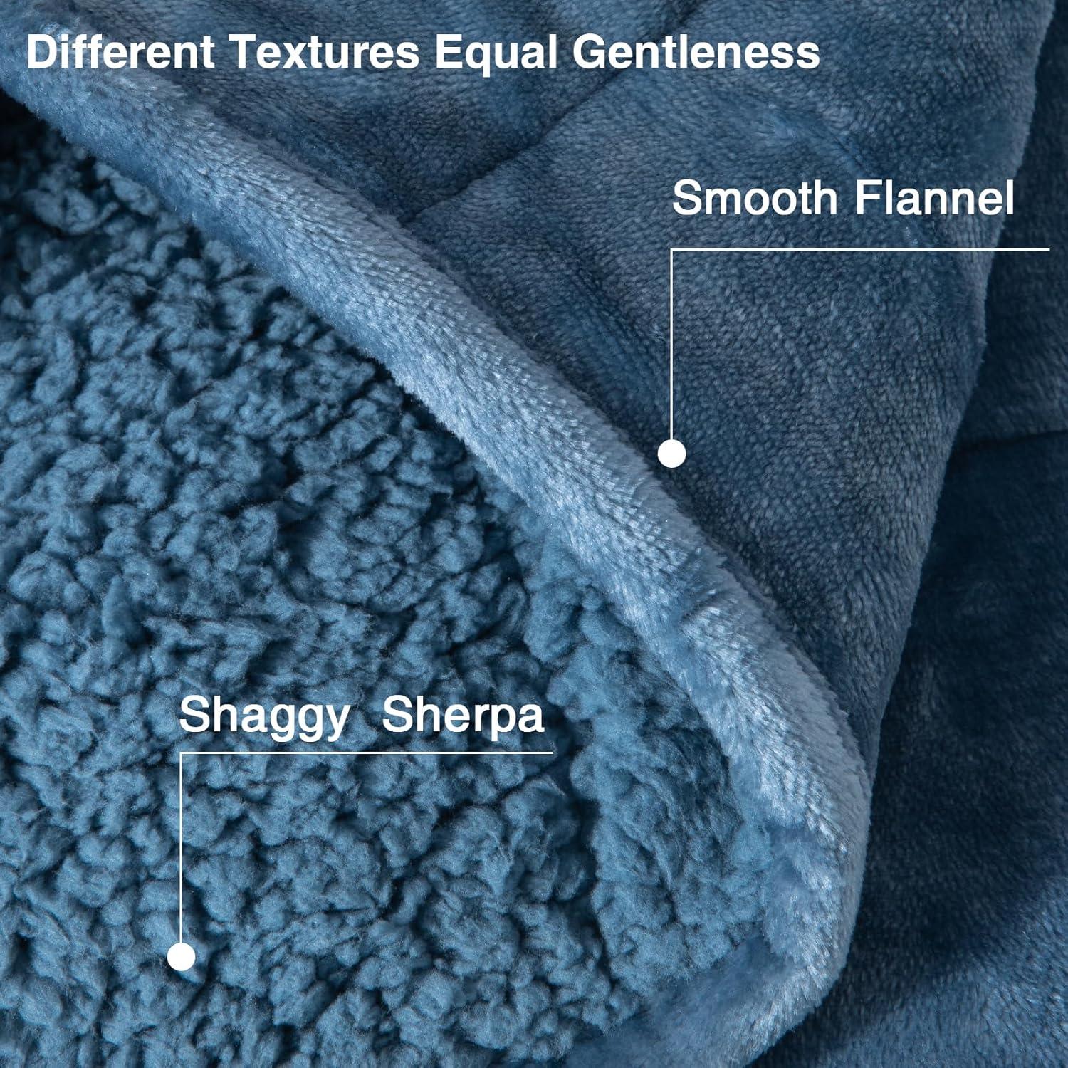 Manta con Peso Aemicion 6.8kg 121.9x182.9cm Azul Pizarra