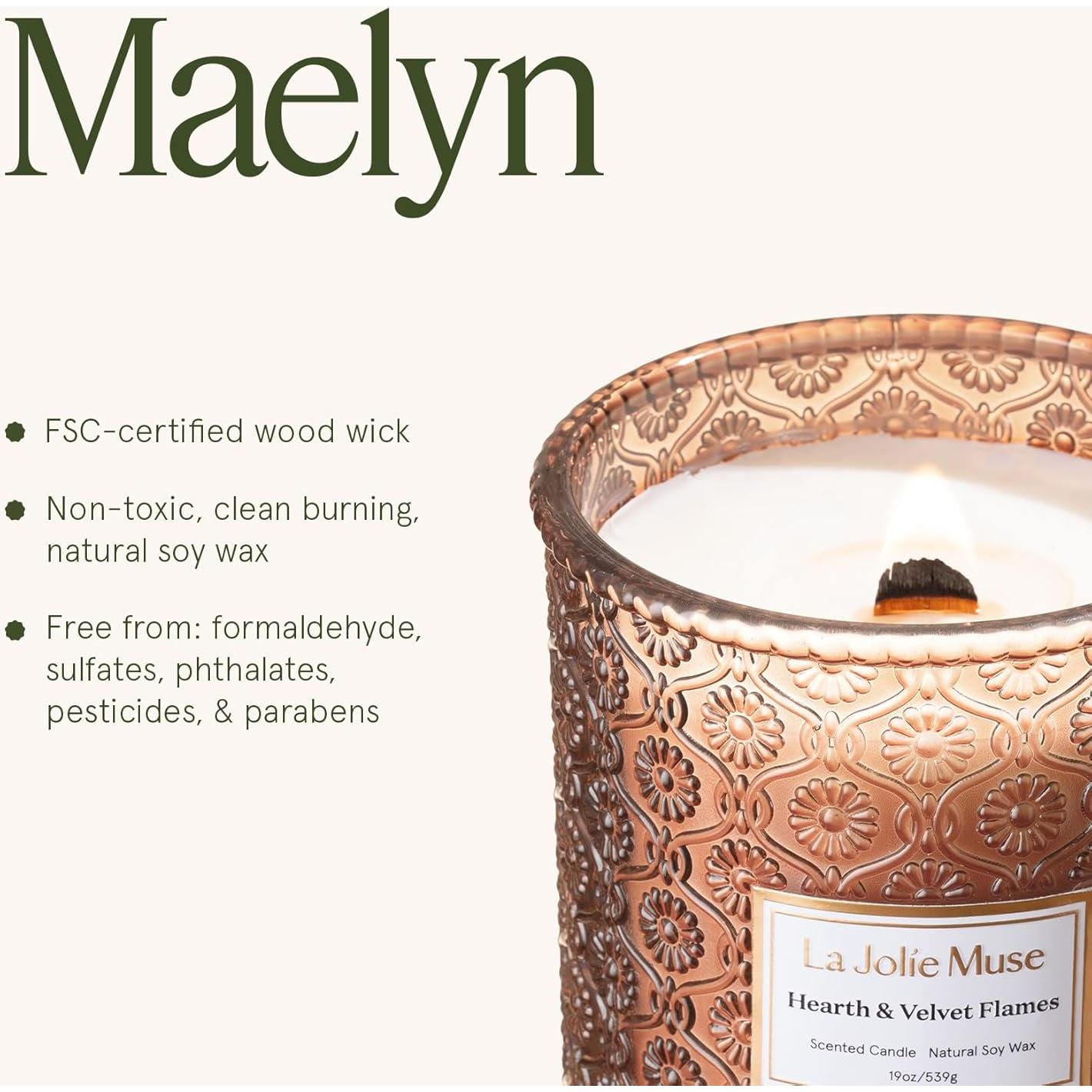 Vela Aromática de Soja LA JOLIE MUSE 19 oz - Navidad