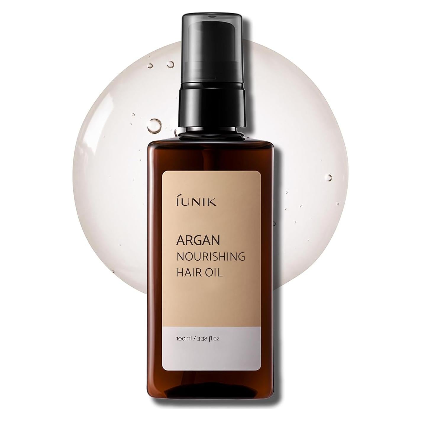 IUNIK Aceite de Cabello 100 ml - 3.9% Argán Antifrizz