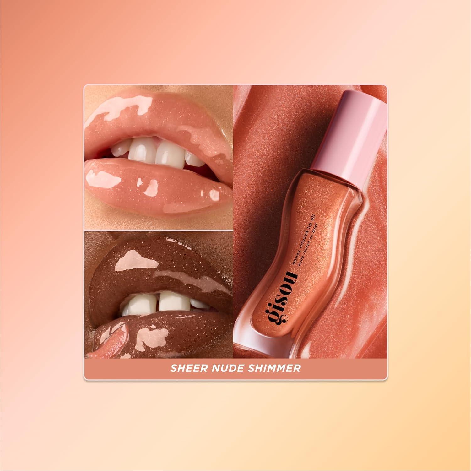 Gisou Aceite Labial Miel Ciruela Glaseada 81g - Hidratación Brillante