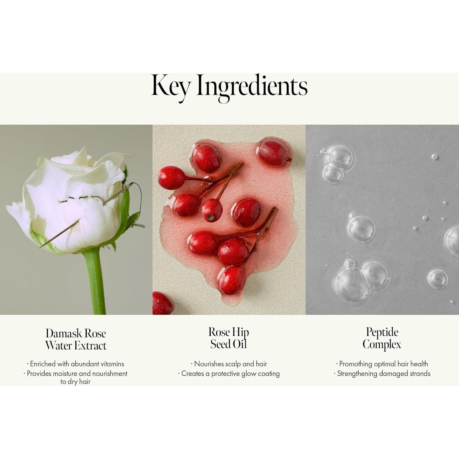 Esencia para Cabello Rosy Night Repair 50ml - Vegana y Sin Parabenos