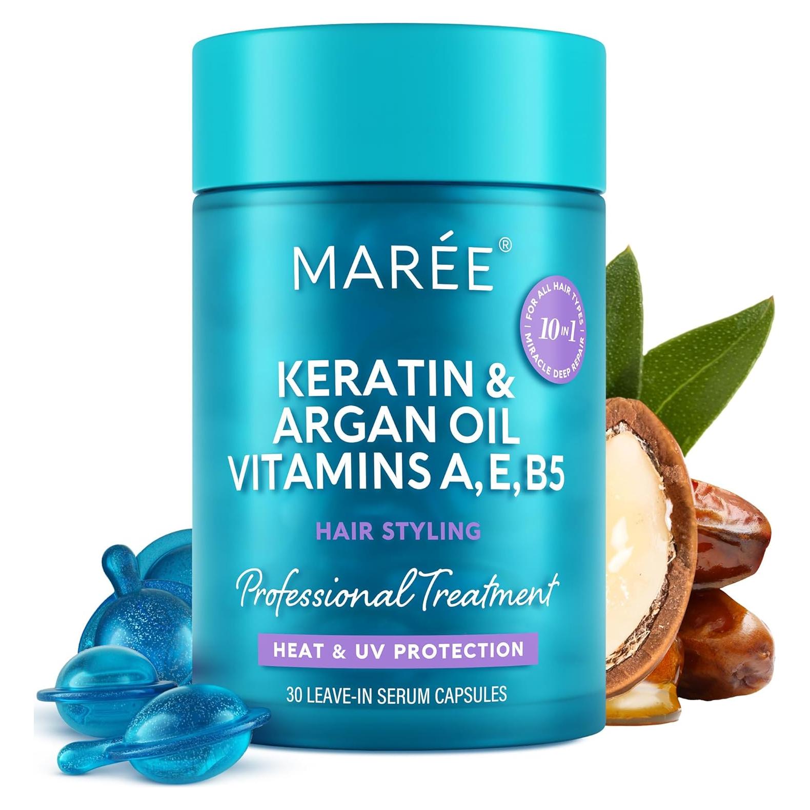 Aceite para Cabello Frizzoso MAREE - Cápsulas con Jojoba y Argán