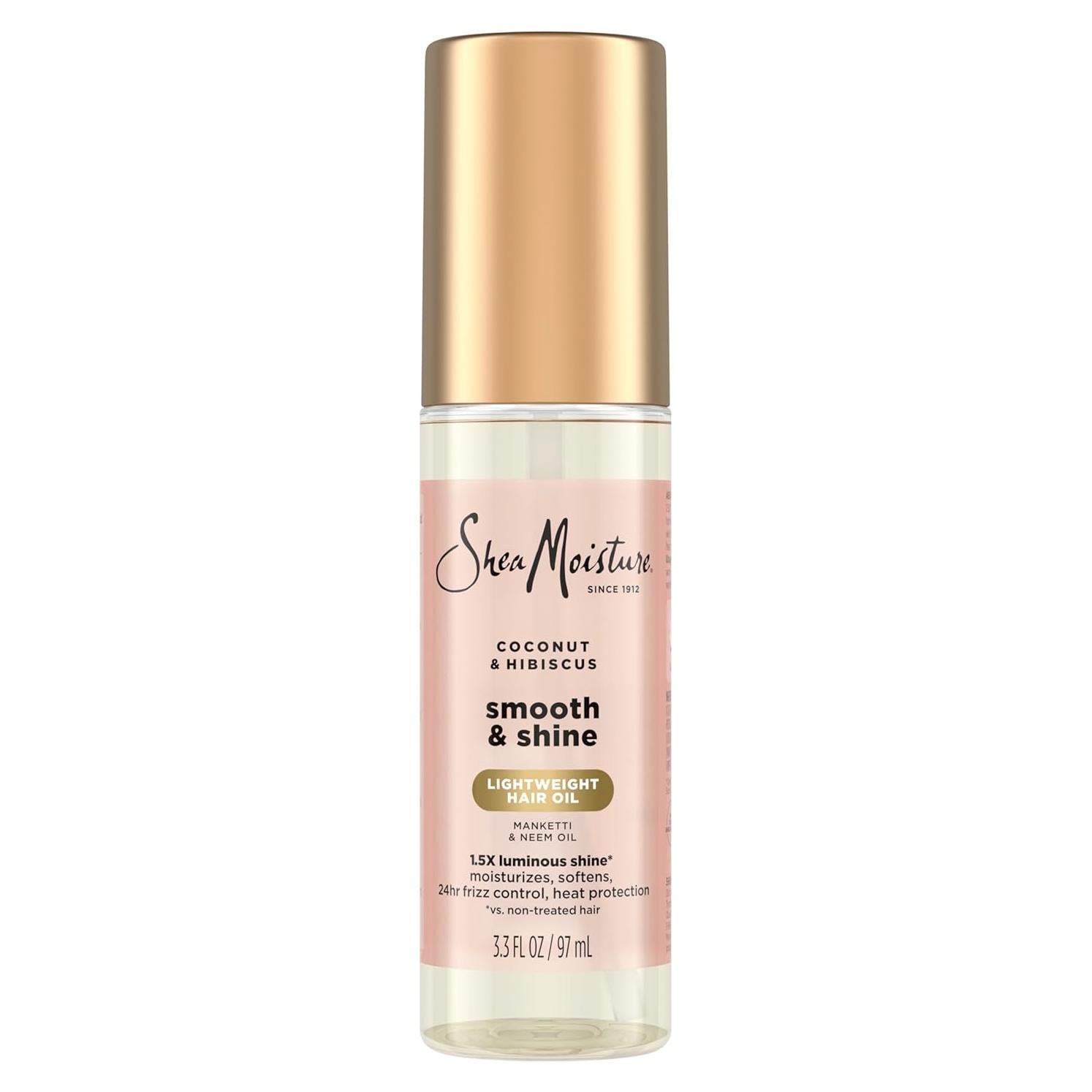 SheaMoisture Aceite Suave y Brillante Coco y Hibisco 97.6ml