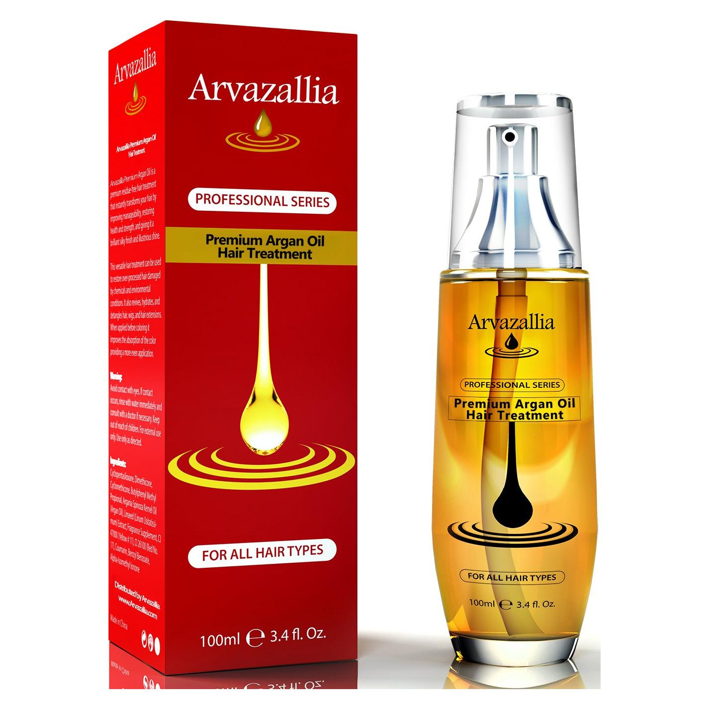 Tratamiento Sin Enjuague Arvazallia Aceite de Argán 100 ml