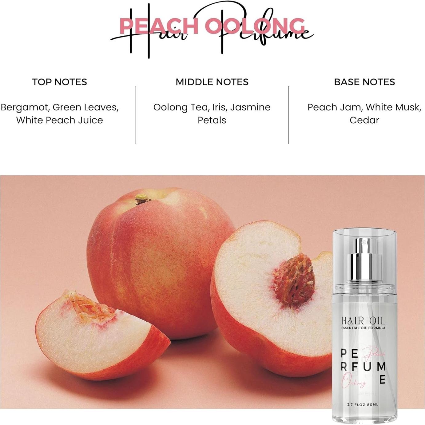 Aceite de Perfume para Cabello Benatu 80 ml - Oolong Durazno