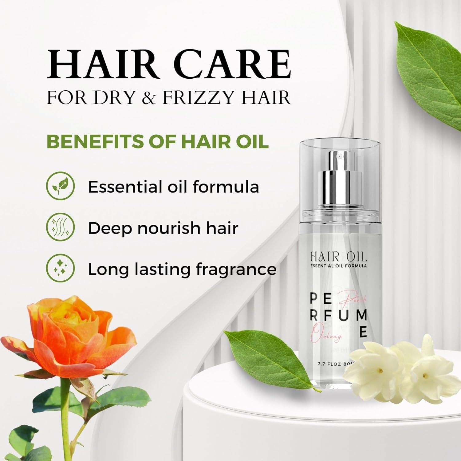 Aceite de Perfume para Cabello Benatu 80 ml - Oolong Durazno