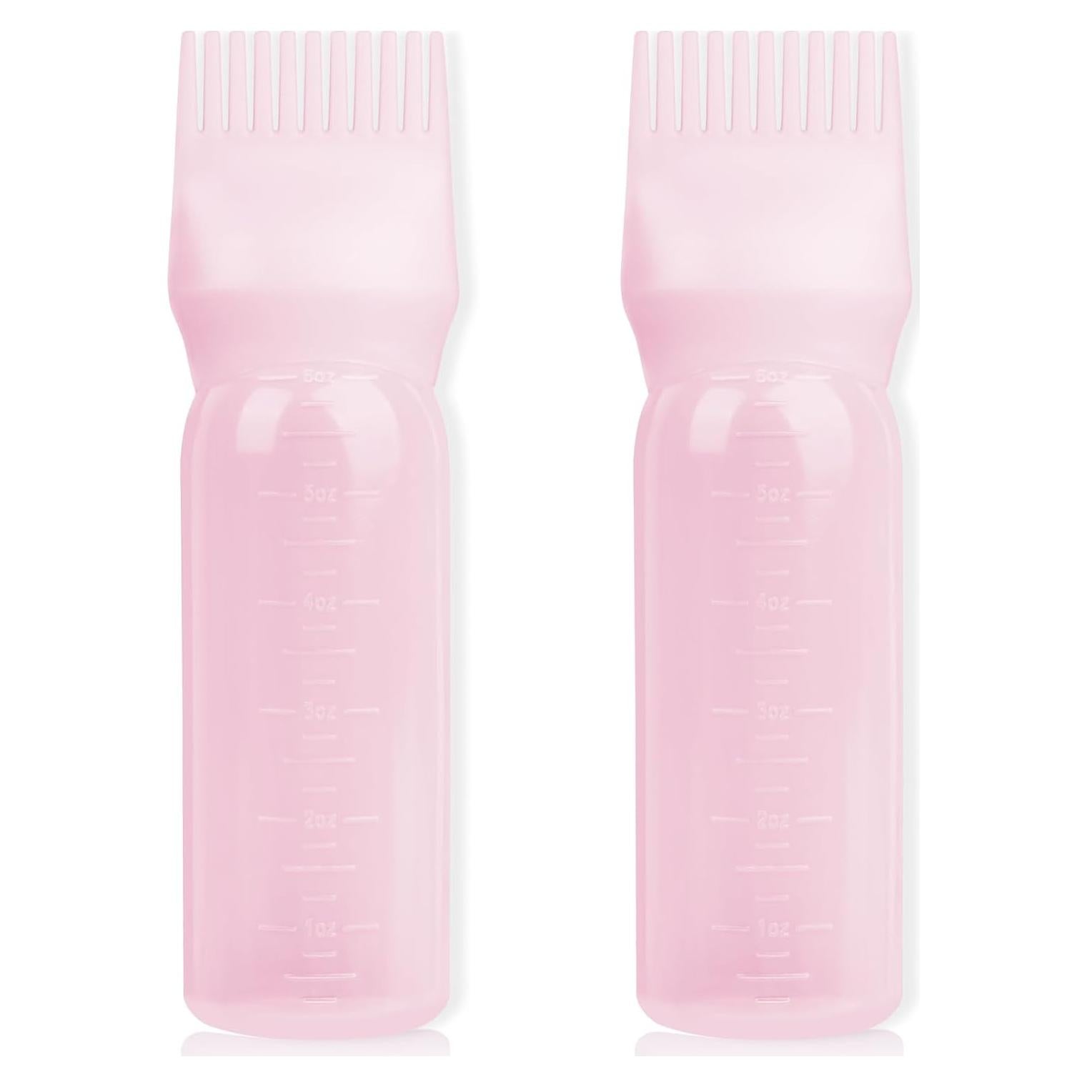 Botella Aplicadora de Peine Raíz BLAAROOM - 2 Piezas Rosa