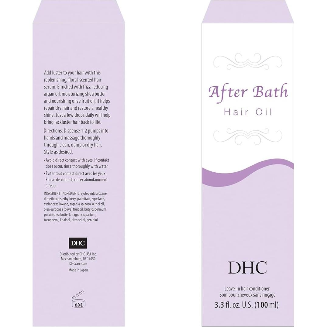 Aceite para el Cabello DHC Sin Enjuague 97.6 ml - Brillo y Suavidad