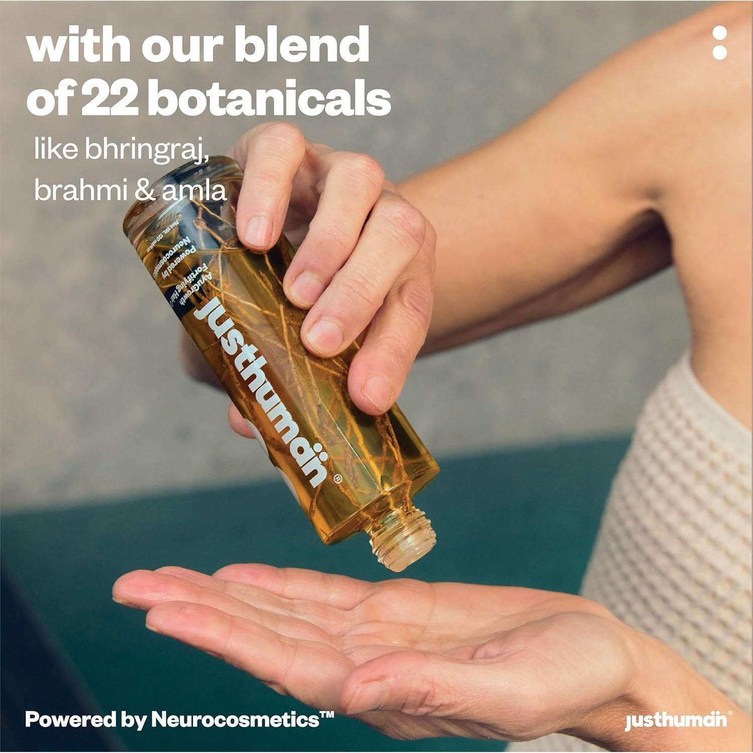 Aceite Fortificante para el Cabello JustHuman AyuGrowth 120g