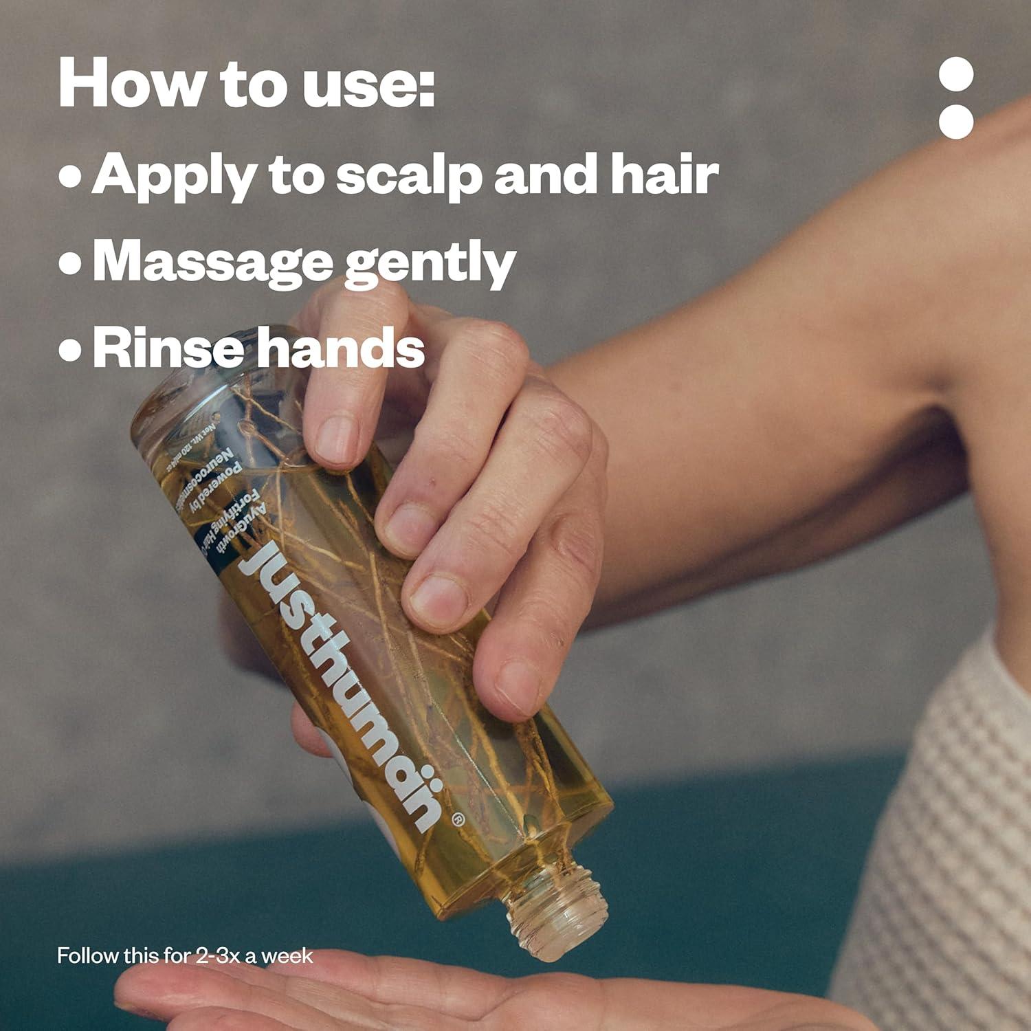 Aceite Fortificante para el Cabello JustHuman AyuGrowth 120g