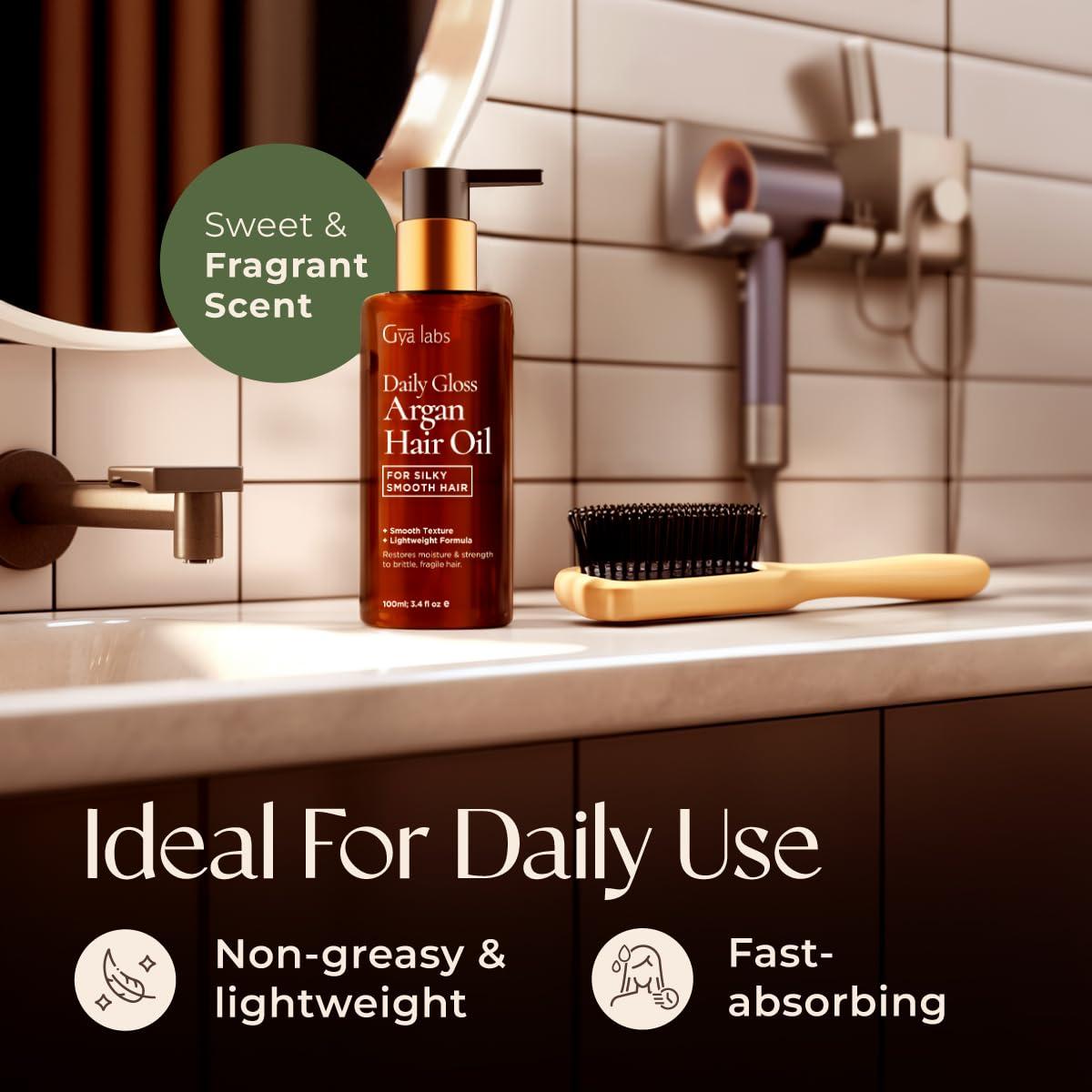 Aceite de Cabello Gya Labs Argan Daily Gloss 100 ml - Sin Frizz