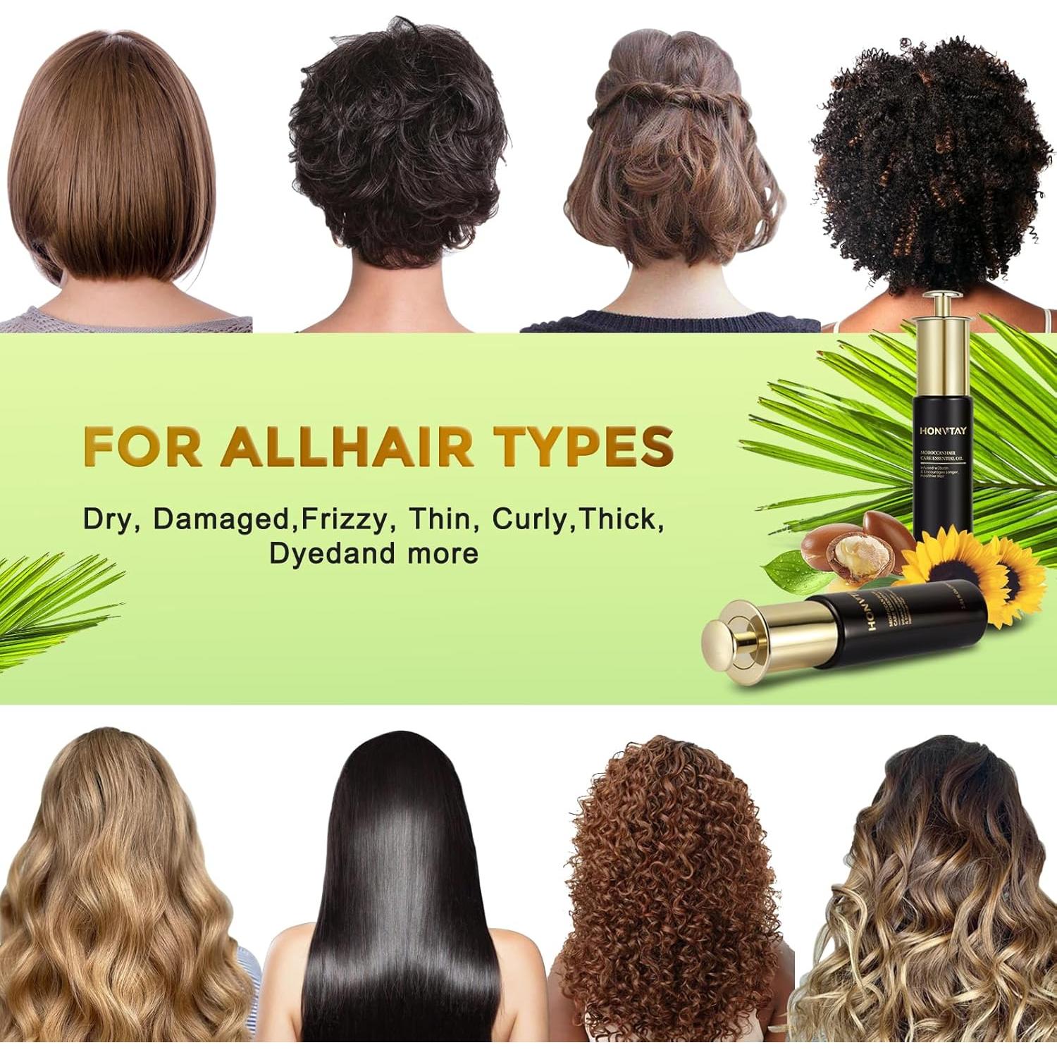 Aceite de Cabello Marroquí 30 ml - Hidratante y Reparador