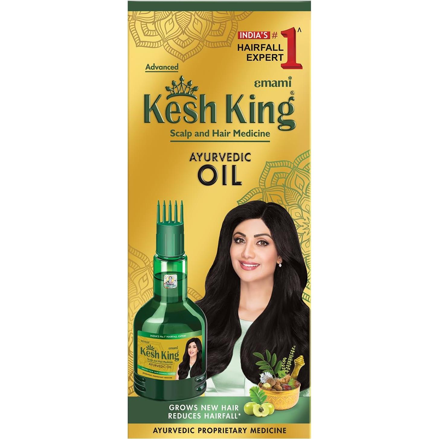 Aceite Capilar Ayurvédico Kesh King 300ml - Crecimiento y Fortalecimiento