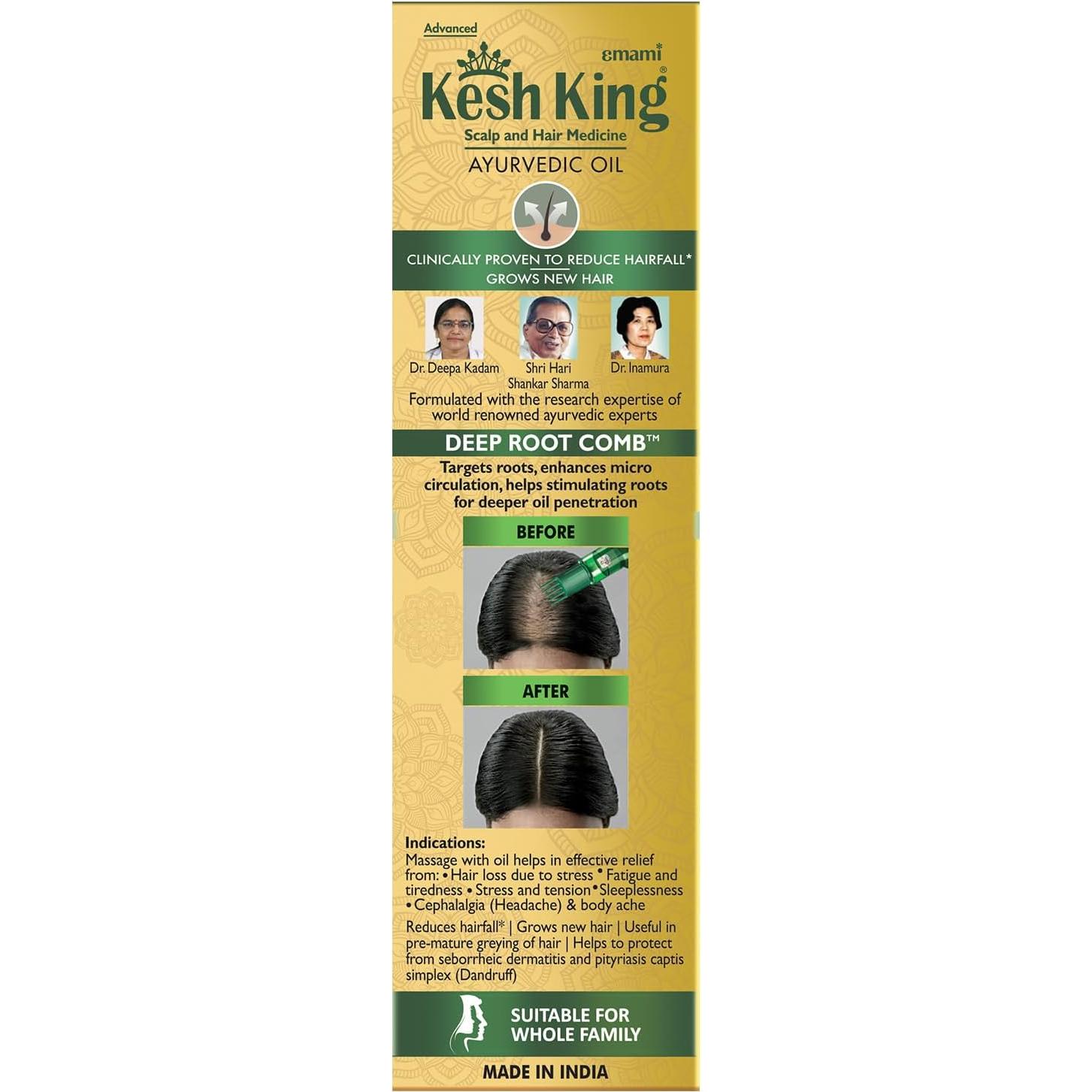 Aceite Capilar Ayurvédico Kesh King 300ml - Crecimiento y Fortalecimiento