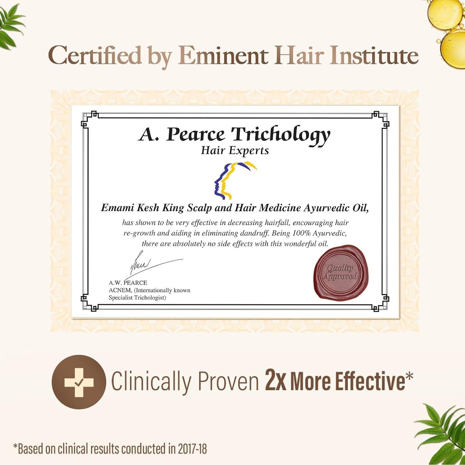 Aceite Capilar Ayurvédico Kesh King 300ml - Crecimiento y Fortalecimiento