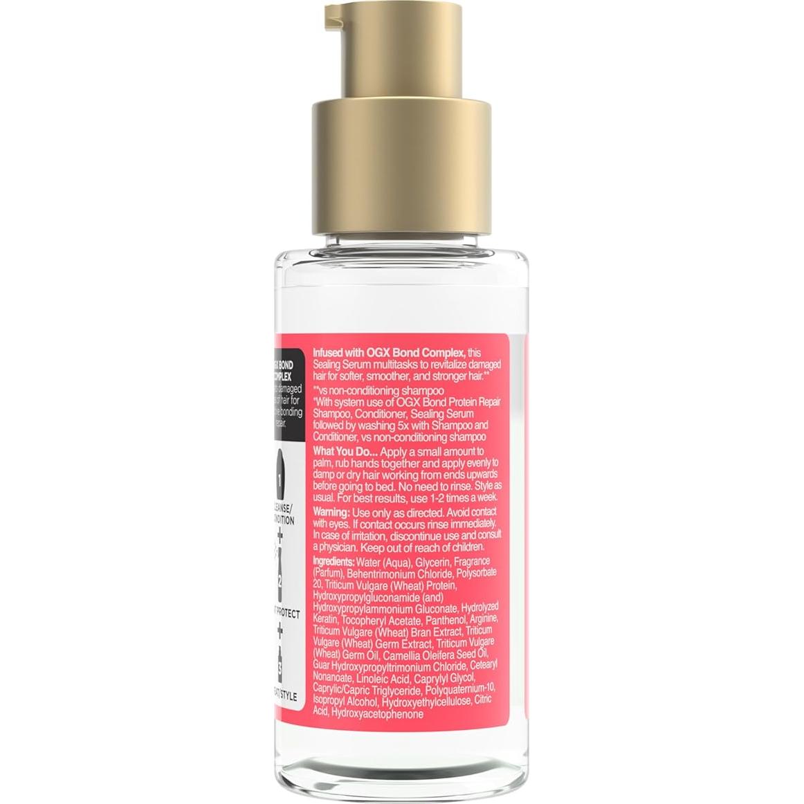 Suero Sellador de Proteínas OGX Reparar y Proteger 50.7 ml