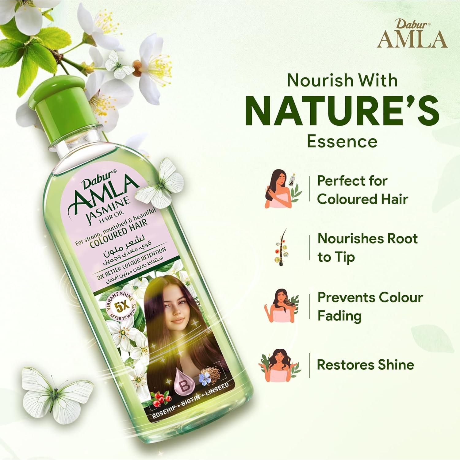 Aceite Capilar Dabur Amla Jasmine 300 ml - Hidratante Unisex