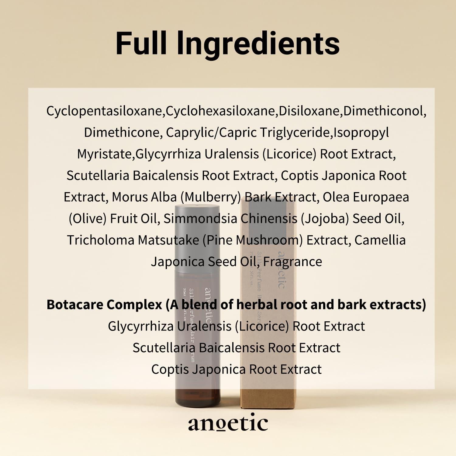 Suero de Aceite de Seda ANOETIC para Cabello Frizz 108g