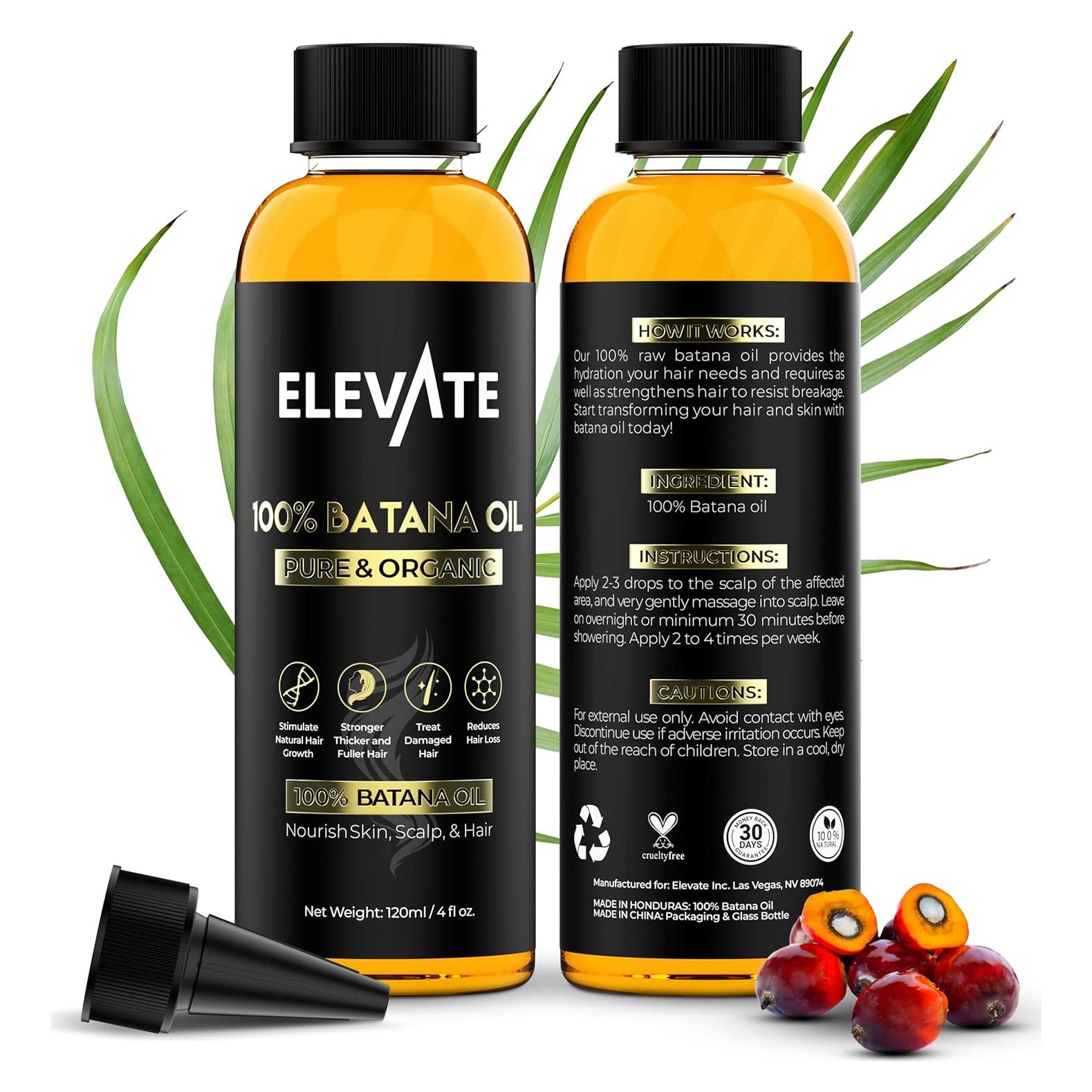 Aceite de Batana Elevate 118ml - 100% Puro y Natural