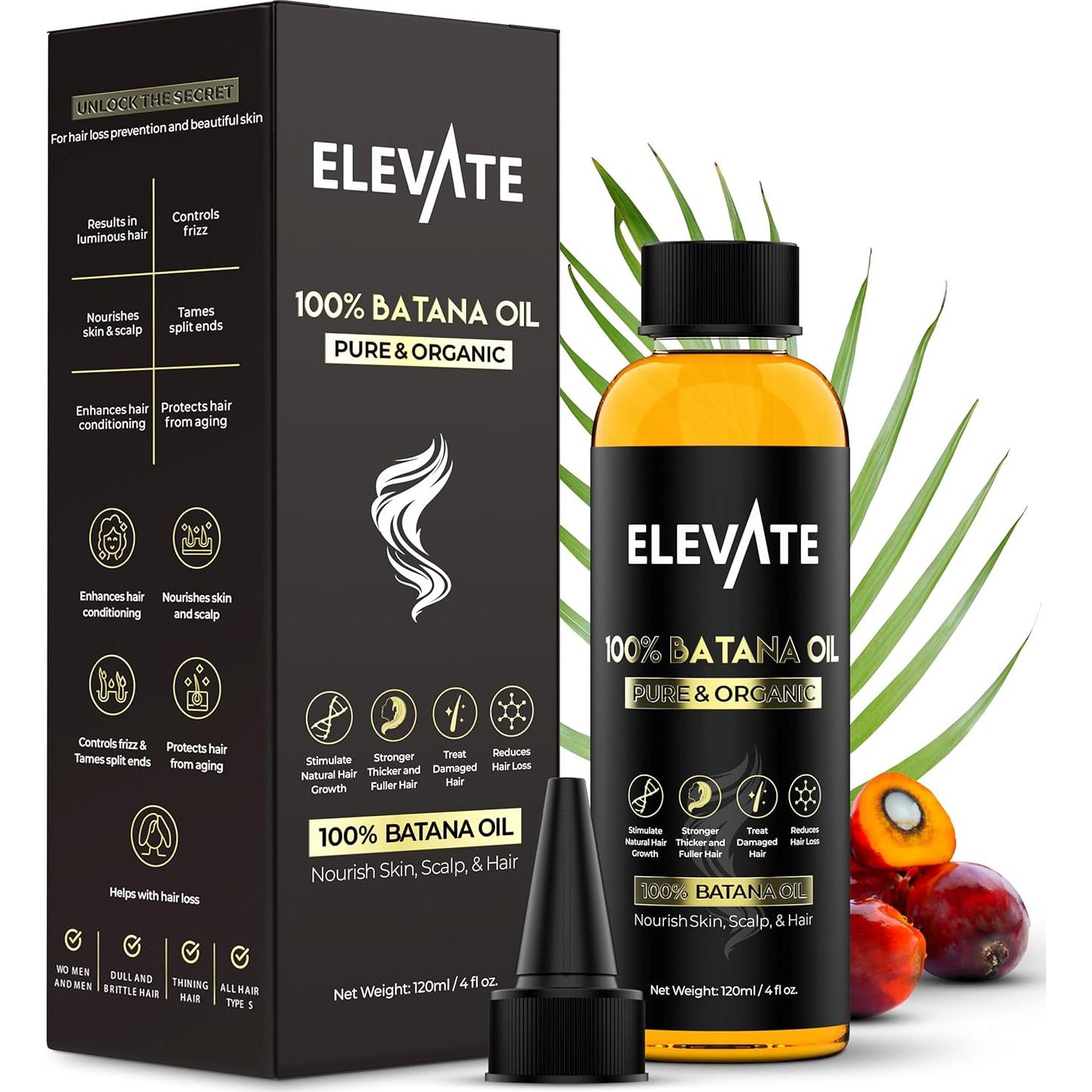 Aceite de Batana Elevate 118ml - 100% Puro y Natural