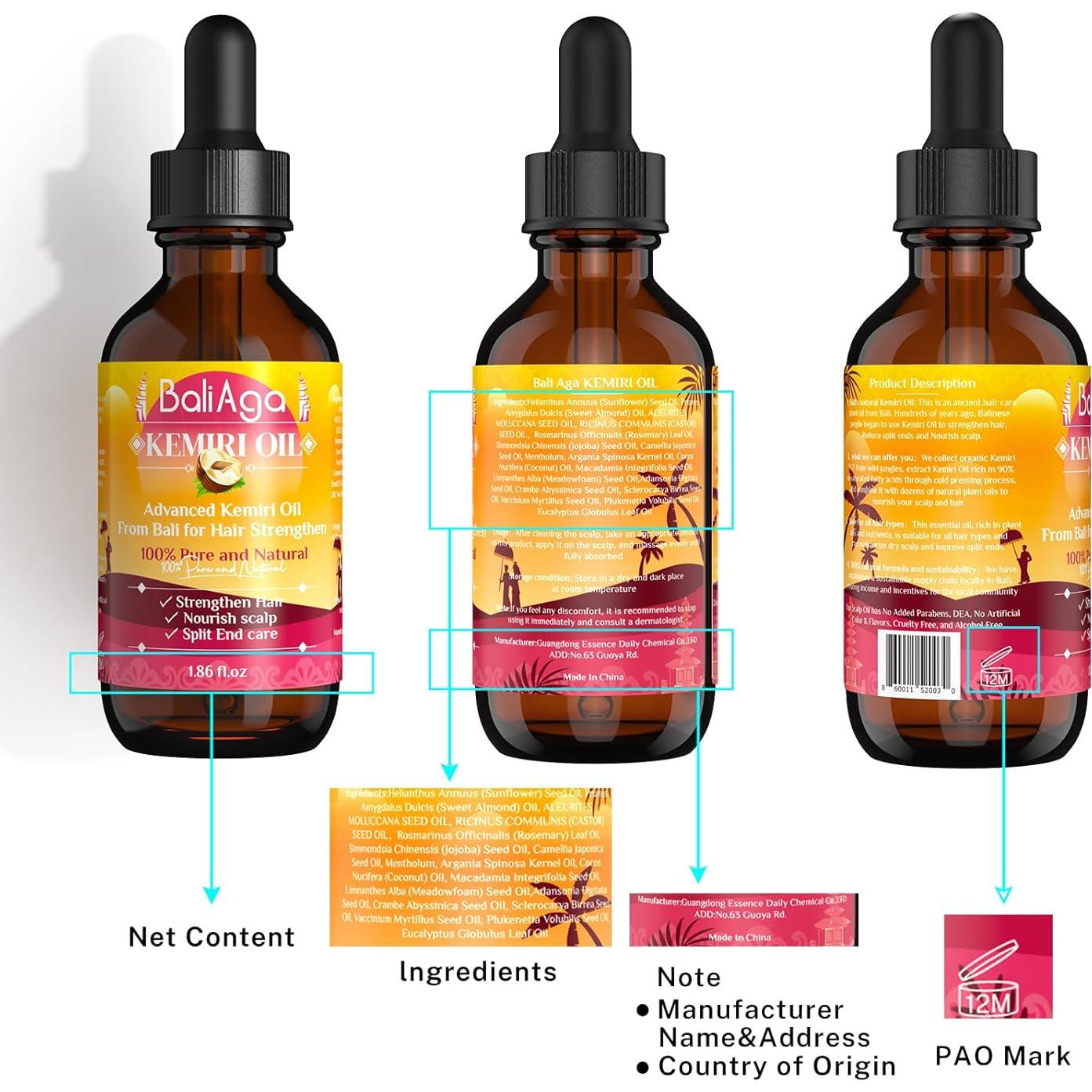 Aceite de Kemiri Bali Aga - Tratamiento Cabello 2 Botellas