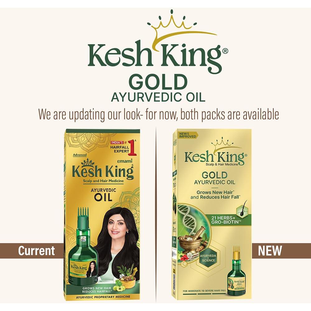 Aceite Capilar Ayurvédico Kesh King 100ml - Bhringraj y Amla