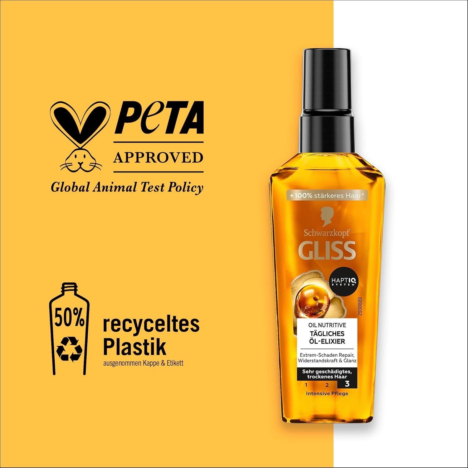 Elixir de Aceite Gliss Kur 75 ml - Nutre Cabello Seco con Argán