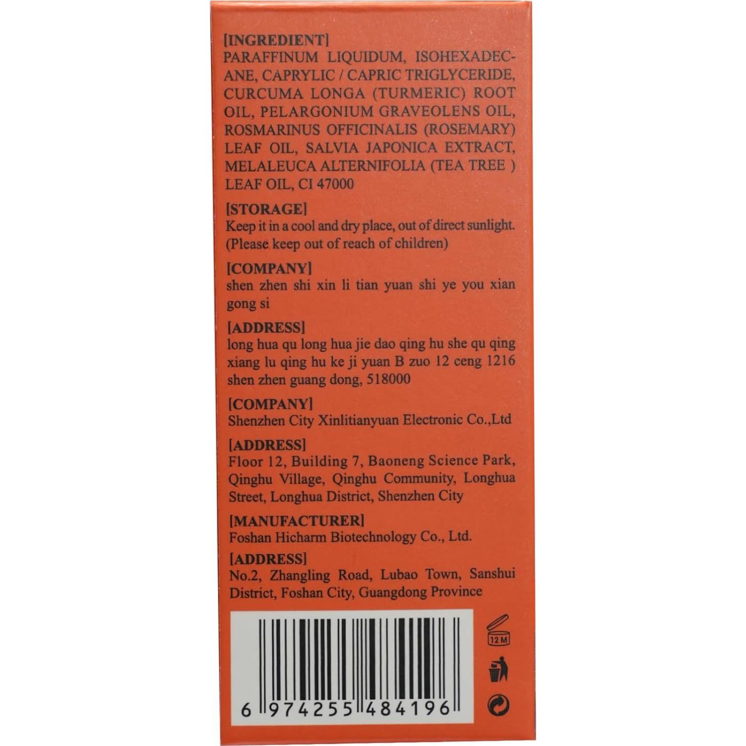 Aceite para el cabello Giofna con cepillo de bambú 209g