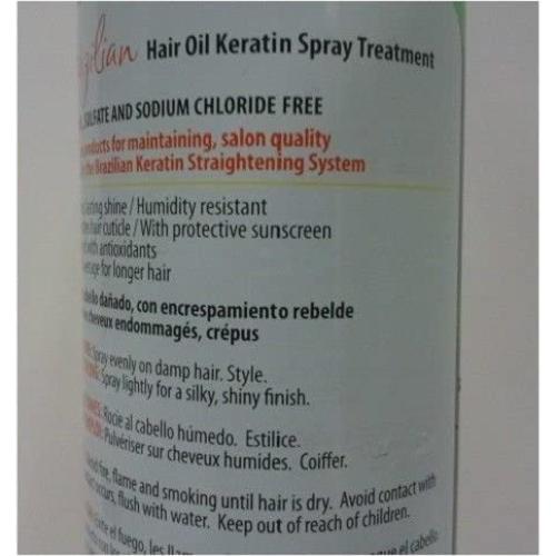 Spray de Aceite para Cabello Brasileño Fantasia 170g Queratina
