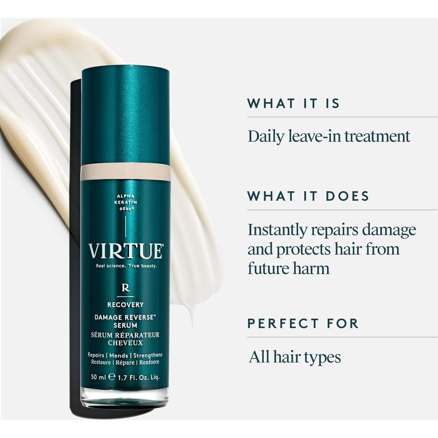 Sérum para Cabello VIRTUE Recovery Damage Reverse 130g
