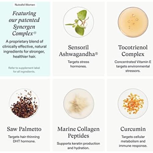 Suplemento Crecimiento Cabello Nutrafol Mujeres 2 Meses