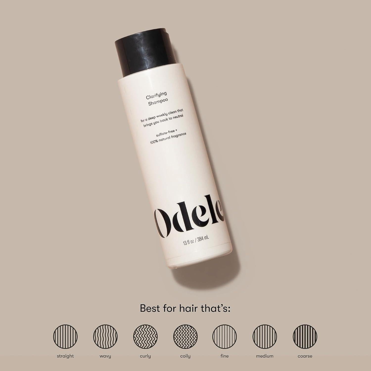 Champú Aclarador Odele 384 ml - Sin Sulfatos, Limpieza Profunda
