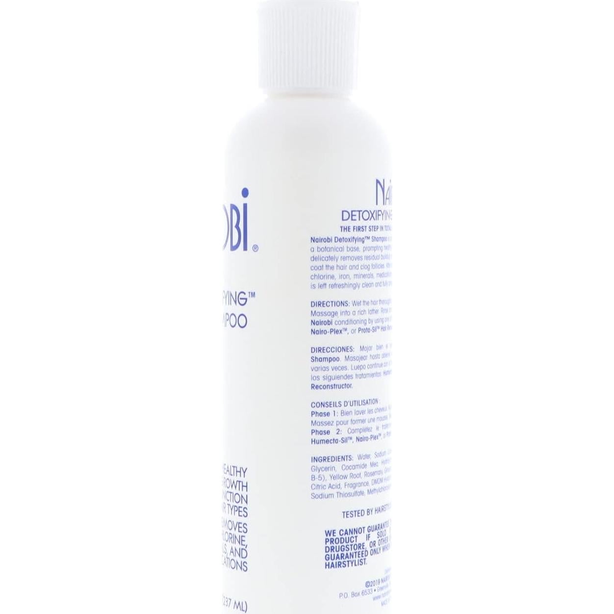 Champú Desintoxicante Nairobi Unisex 227g para Cabello Normal