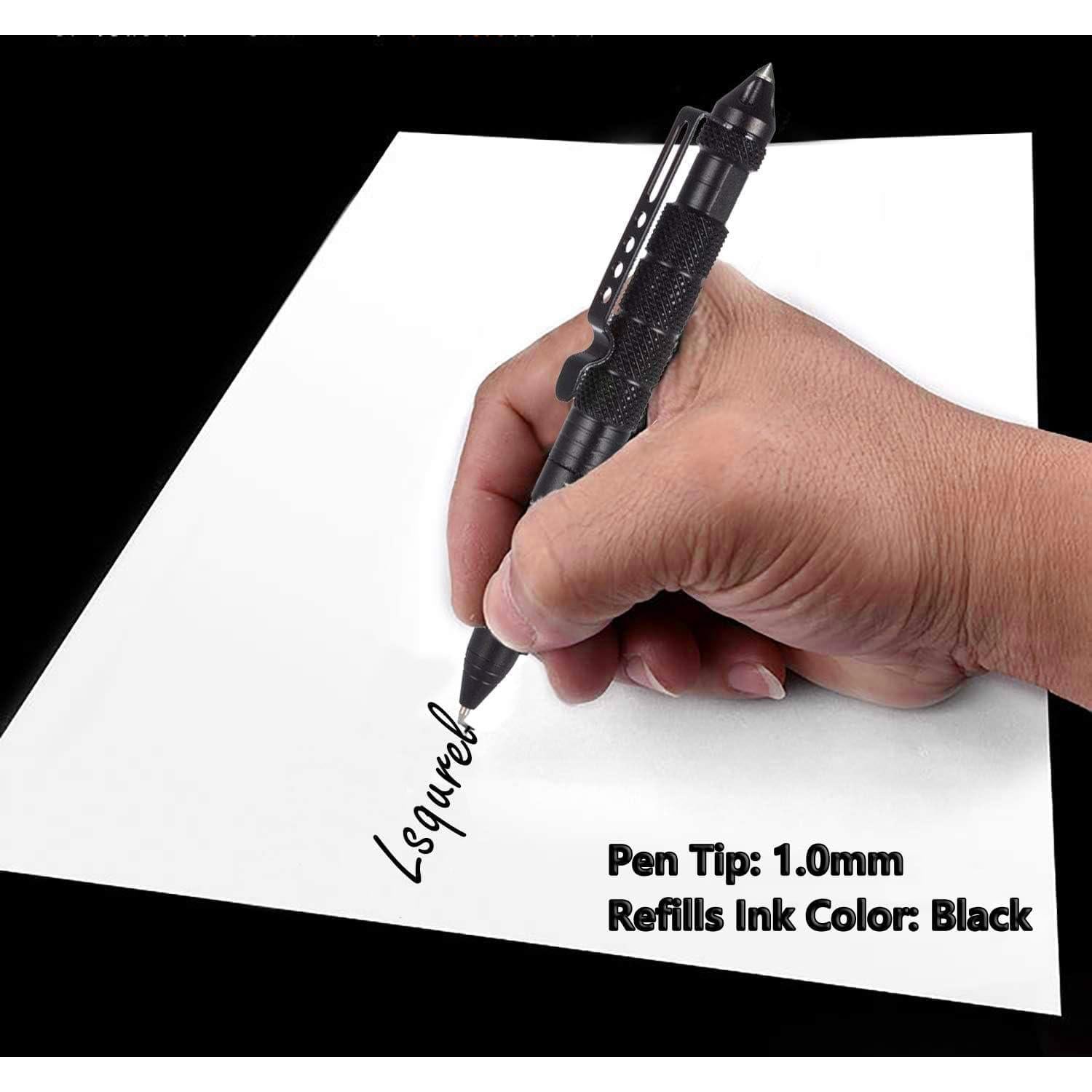 Bolígrafo Táctico Lsqurel Multifuncional 4 Piezas