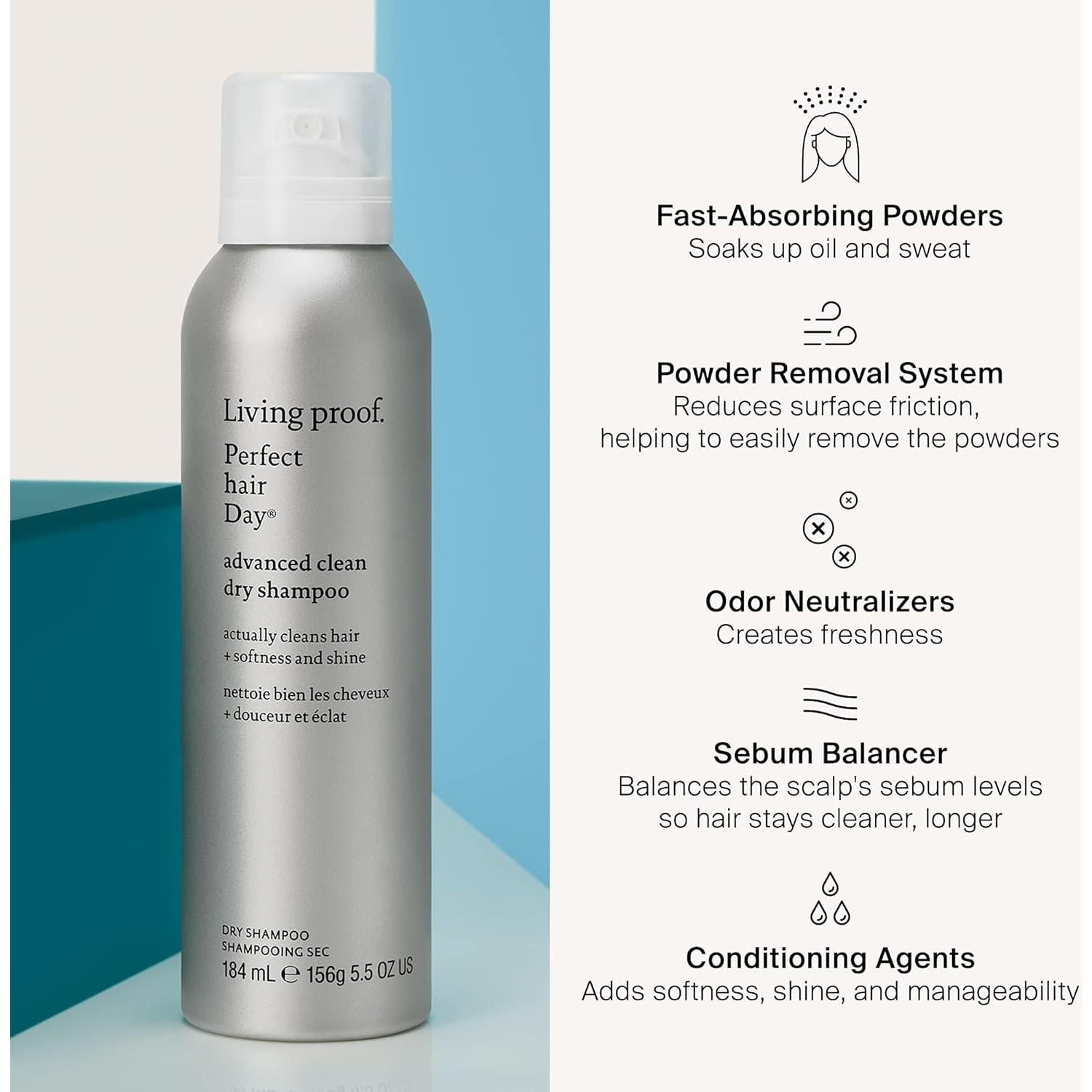 Champú Seco Living Proof 162.56 ml - Limpieza Avanzada