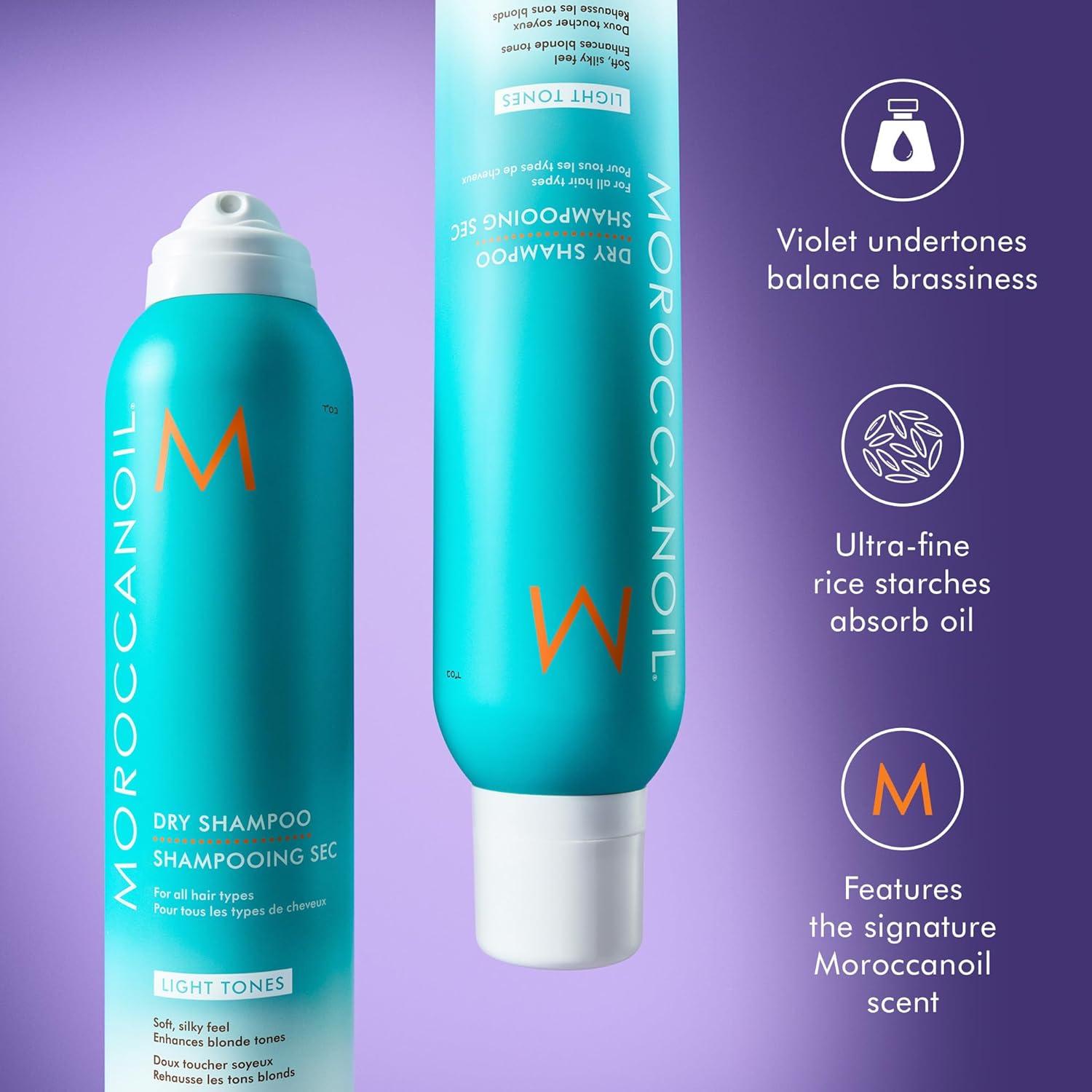 Champú Seco Moroccanoil Tonos Claros 153g - Cabello Rubios