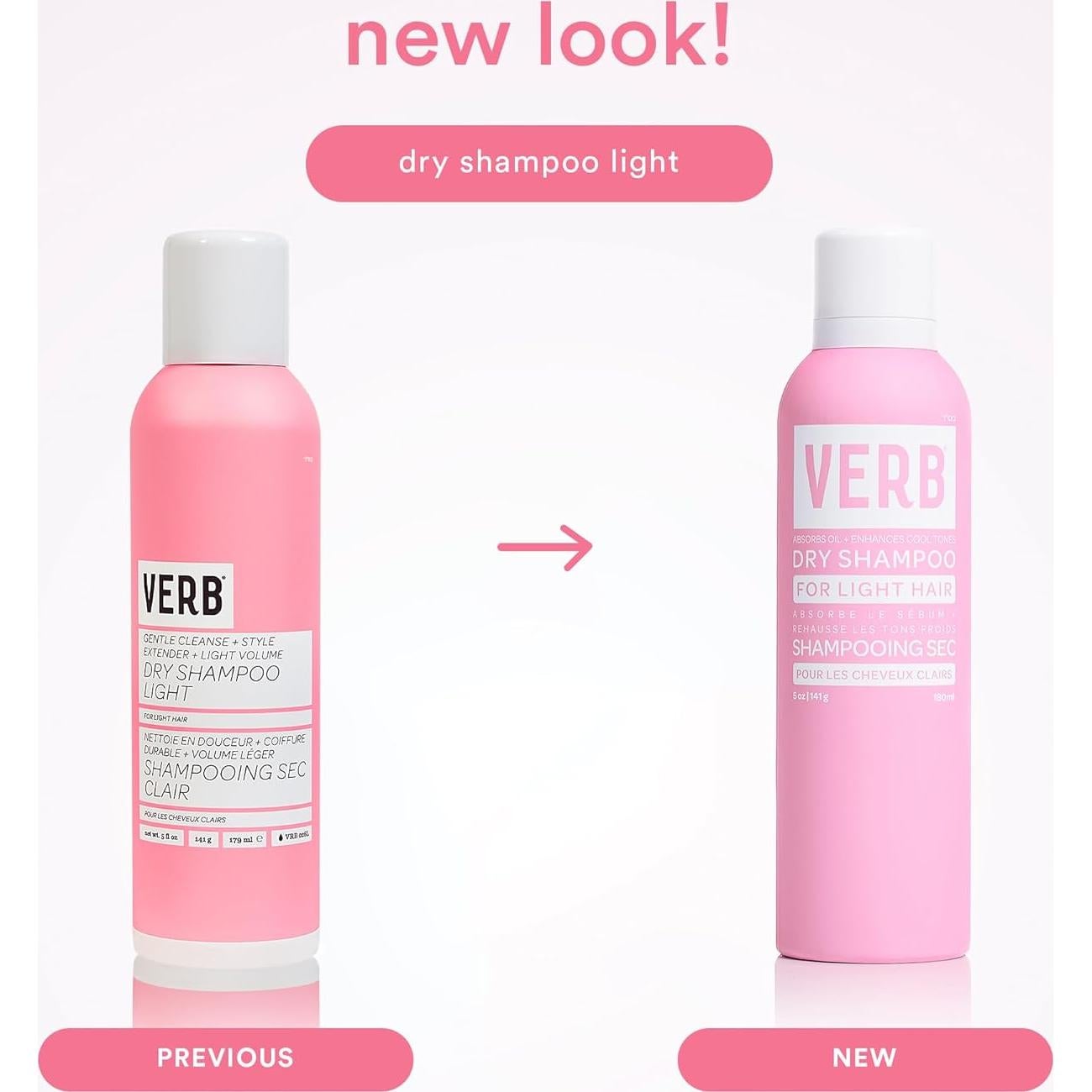 Champú Seco Vegano VERB 142 g - Limpieza Suave y Volumen