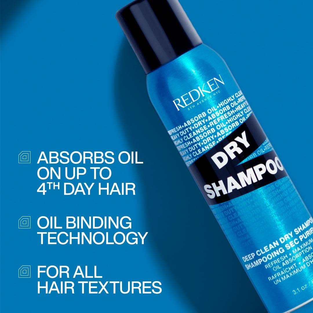 Champú Seco Redken Deep Clean 272g - Absorbe Aceite y Refresca