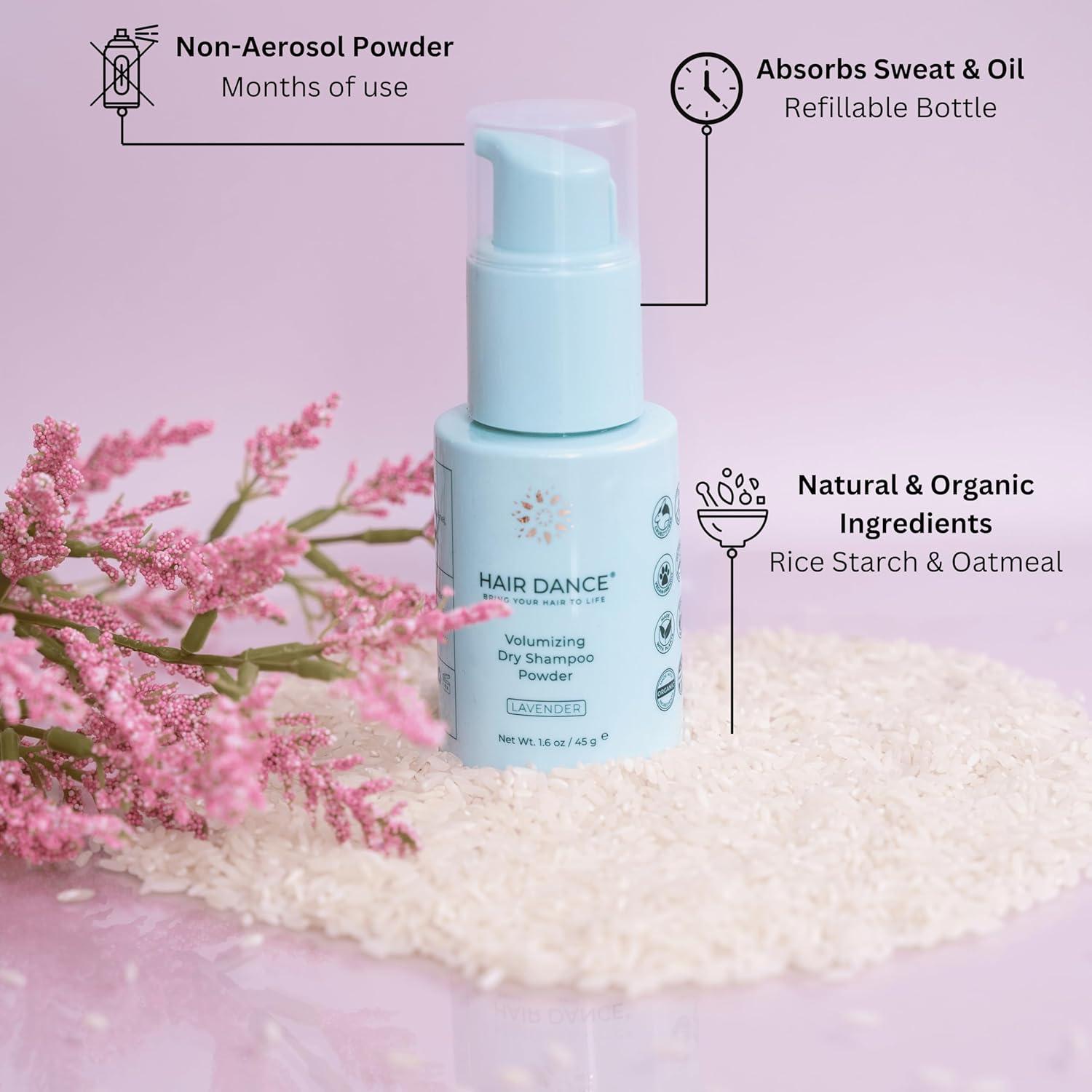 Champú Seco Voluminizador Hair Dance 45.36g Aroma Lavanda