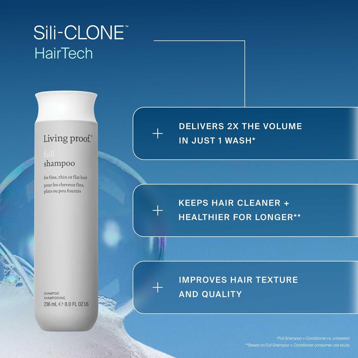 Champú y Acondicionador Living Proof Full 2 en 1 para Volumen