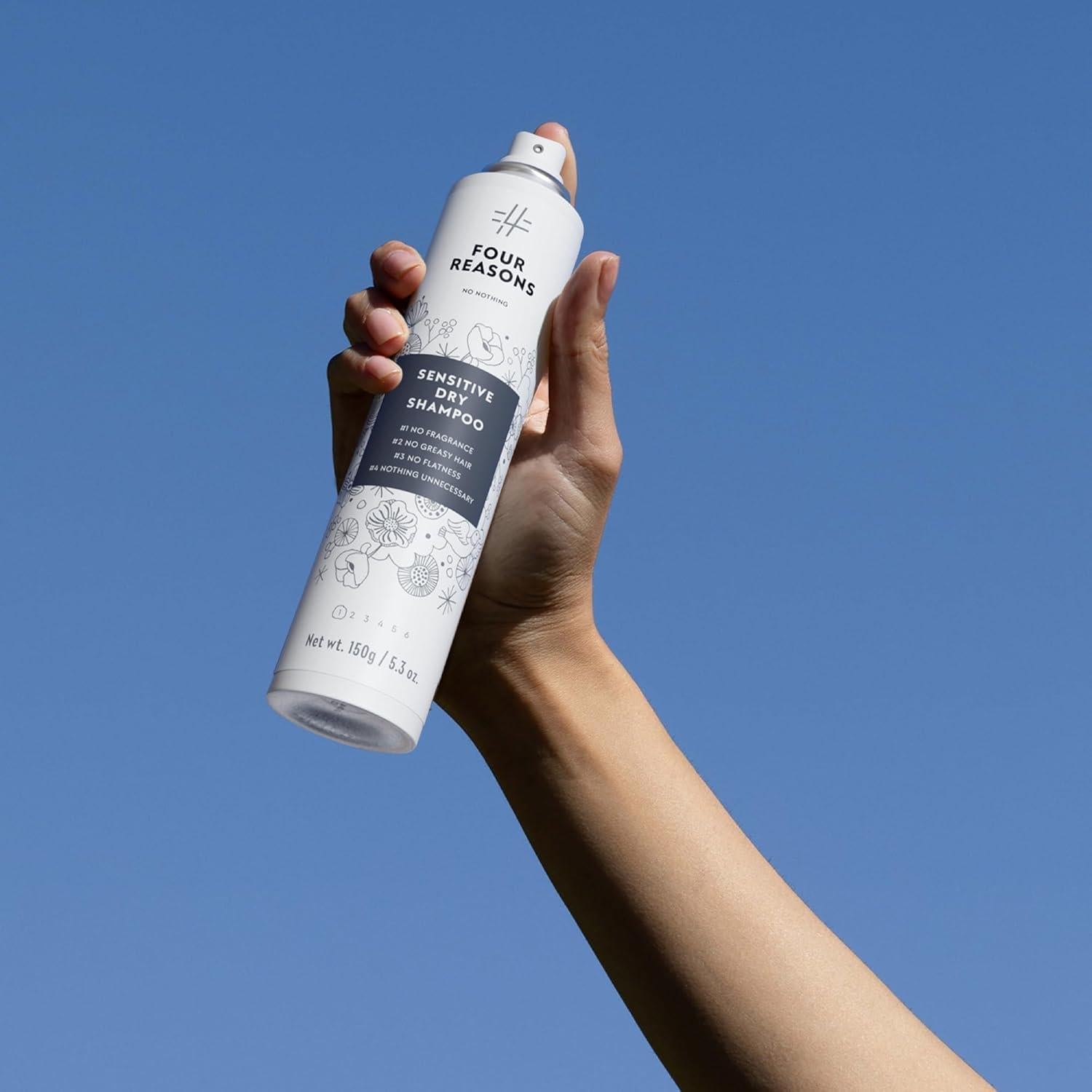 Champú Seco Sin Fragancia No Nothing 150 g - Vegano y Hipoalergénico