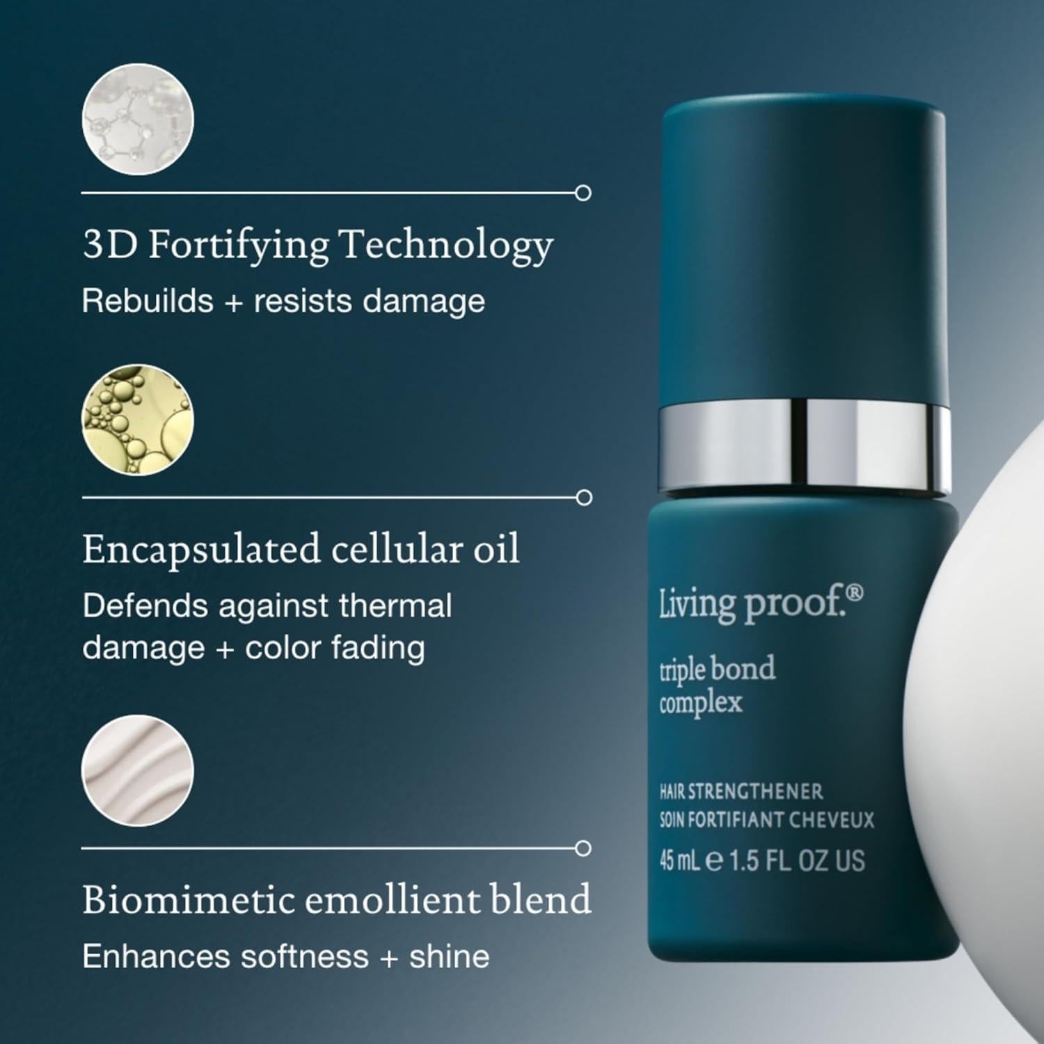 Tratamiento sin enjuague Living Proof Triple Bond Complex 44.36 ml