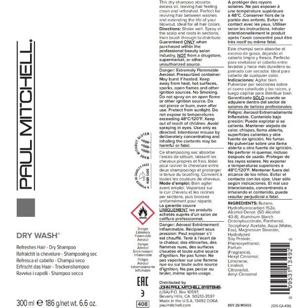 Champú Seco Paul Mitchell 187g - Refresca Todo Tipo de Cabello