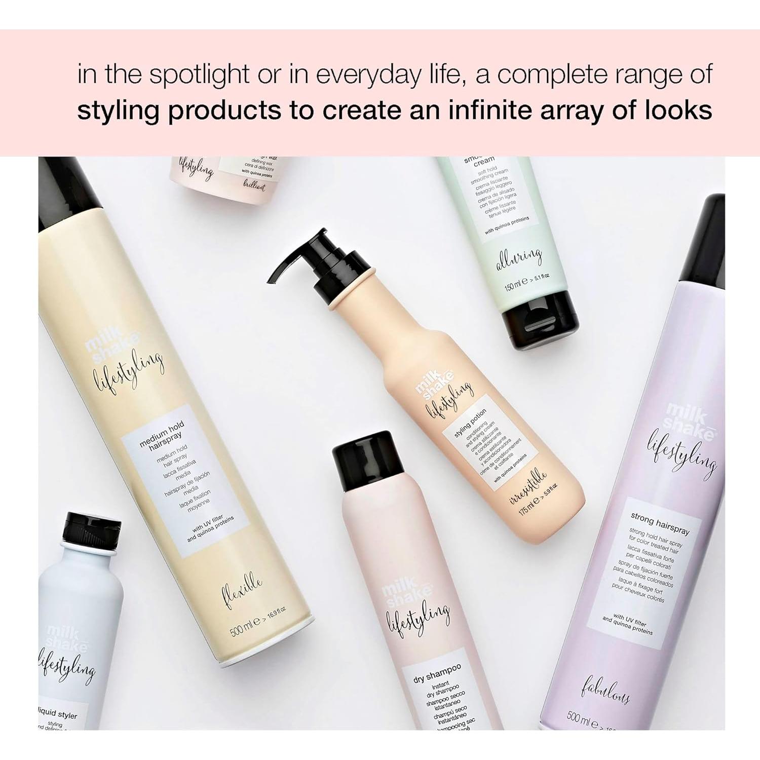 Champú Seco Instantáneo Milk_shake 139 ml - Cabello Graso o Seco