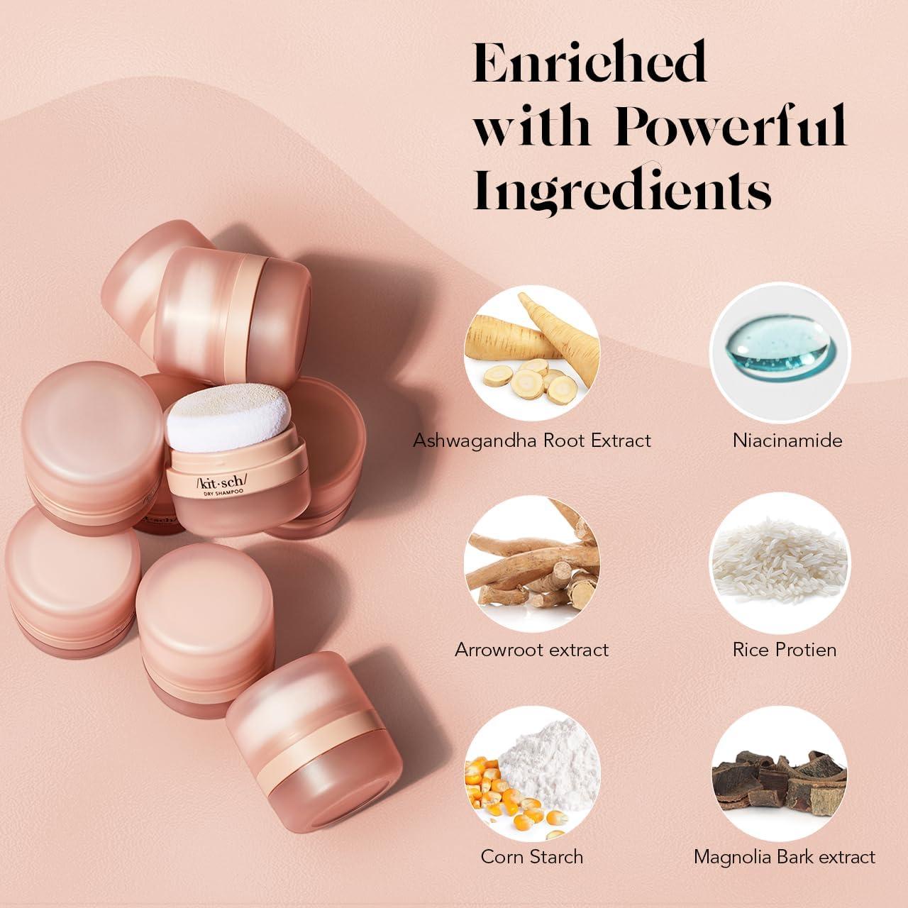 Polvo de Champú Seco Kitsch 8g - Voluminizador Sin Fragancia