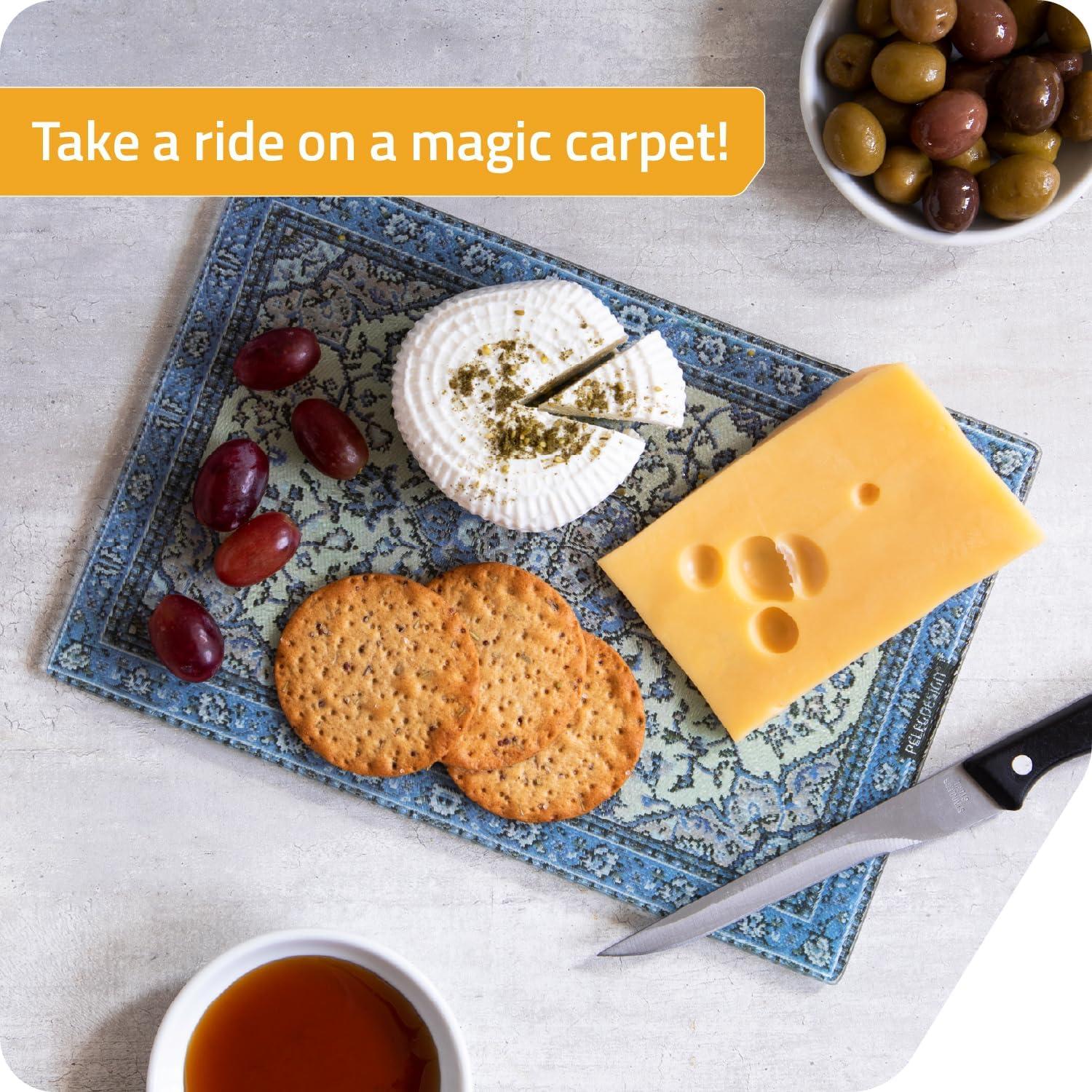 Tablero de Corte de Vidrio Templado Peleg Design 27.9x18.8cm