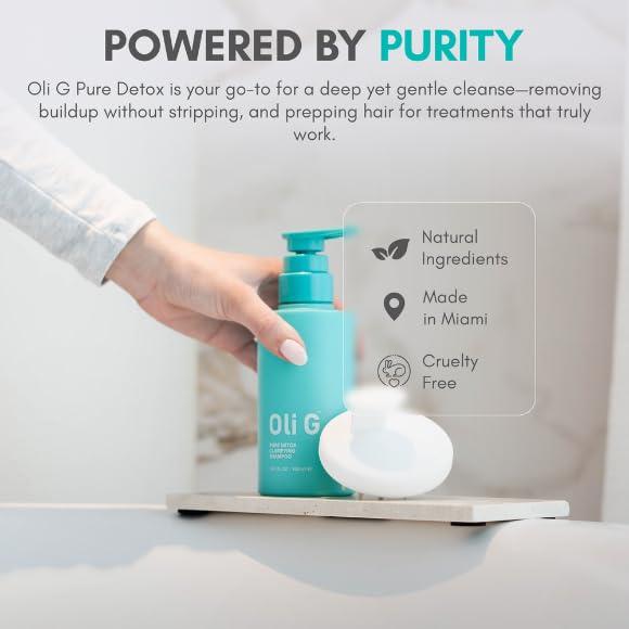 Champú Aclarador Oli G Pure Detox 300 ml - Limpieza Profunda con Limón