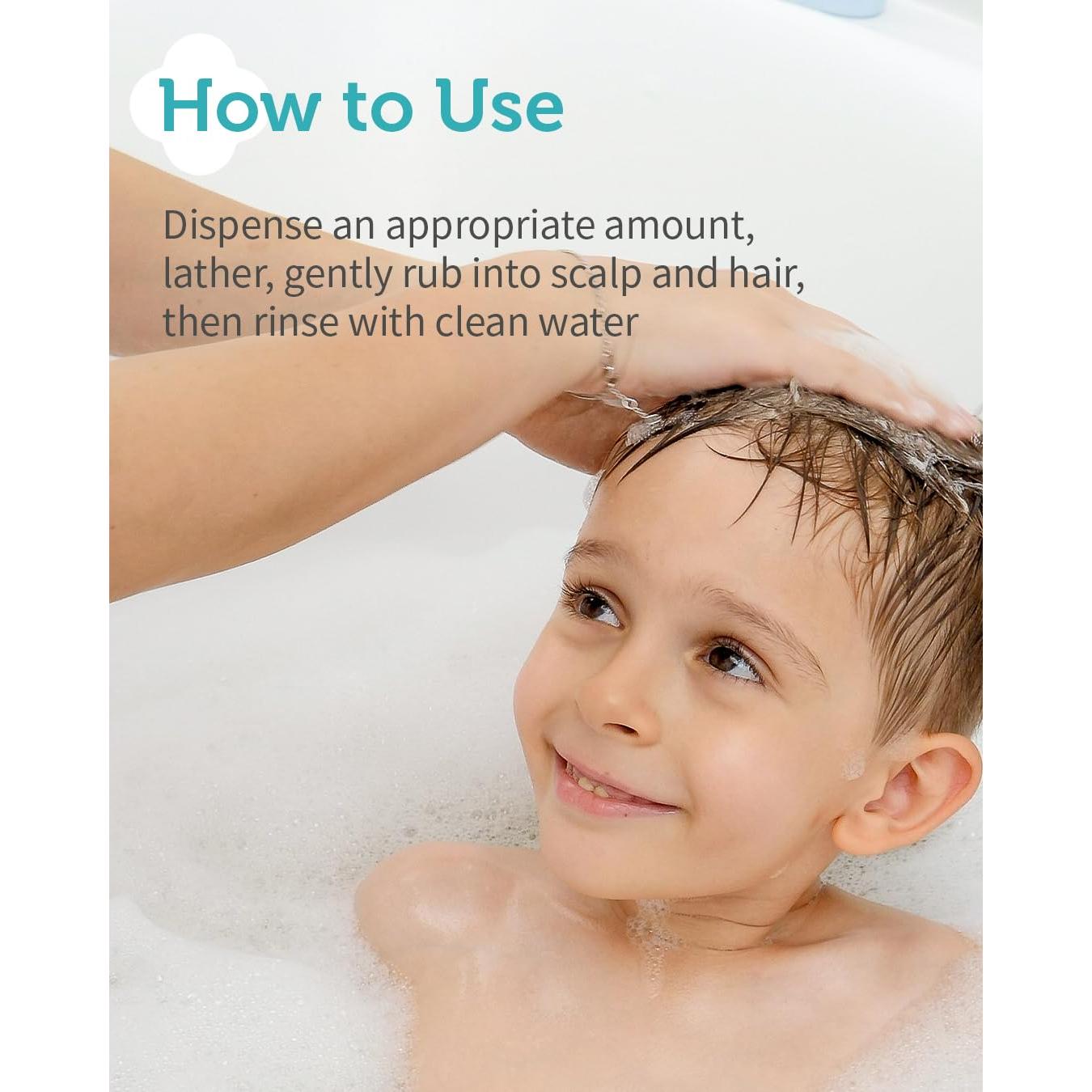 Champú Fresco para Niños GOONGBE 300 ml - Limpieza Suave y Sin Silicona