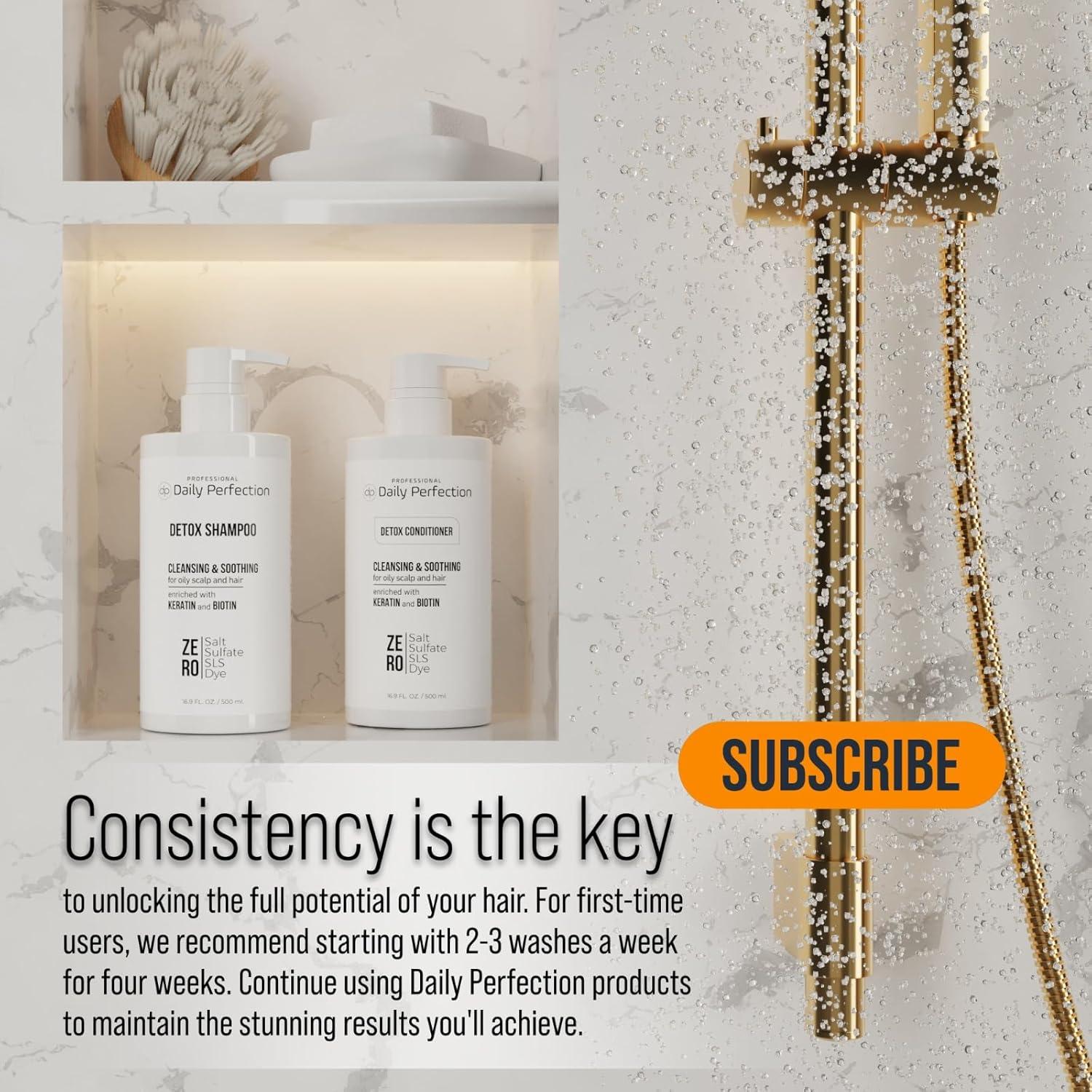 Champú Detox Daily Perfection 500 ml - Limpieza Profunda y Suavizante